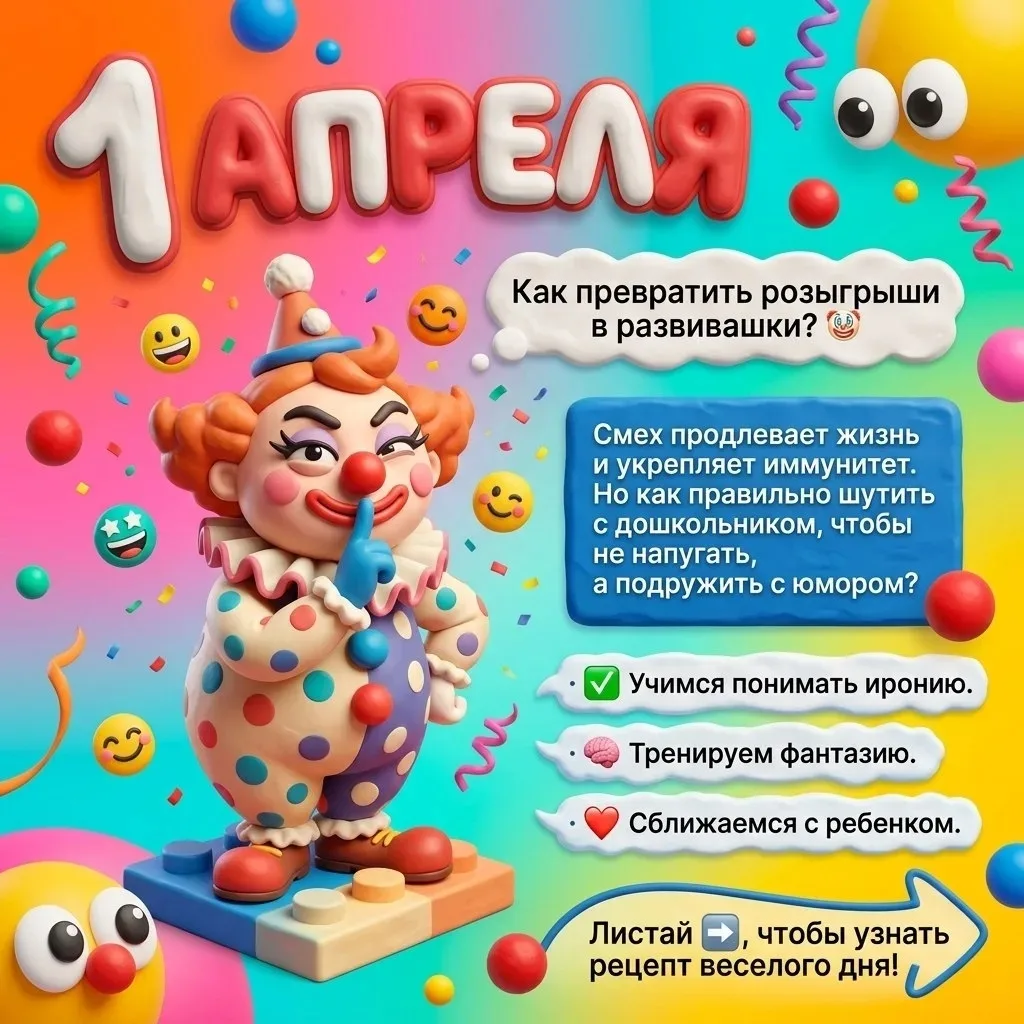 🎉 УРА! 1 АПРЕЛЯ — ОФИЦИАЛЬНЫЙ ПОВОД ПОШУТИТЬ! 🎉