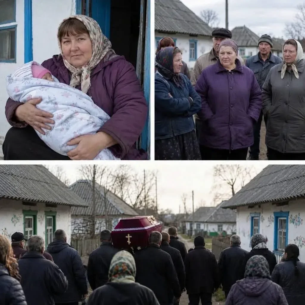 Одинокой бездетной женщине подбросили на крыльцо крошечного младенца, заставив всё село...