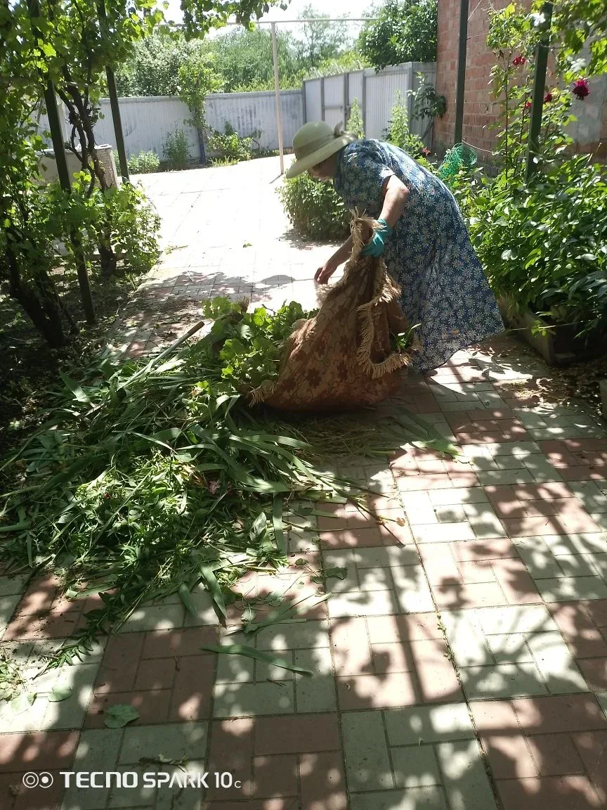 Для наших получателей соц  услуг очень важны чистые и ухоженные клумбы. Социальный работник отделени