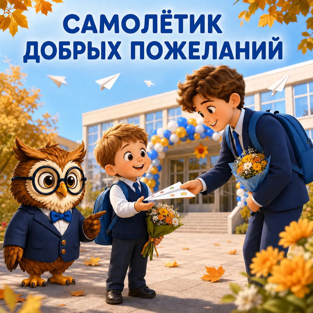 Здравствуйте, друзья! С вами школьный Совёнок 🦉