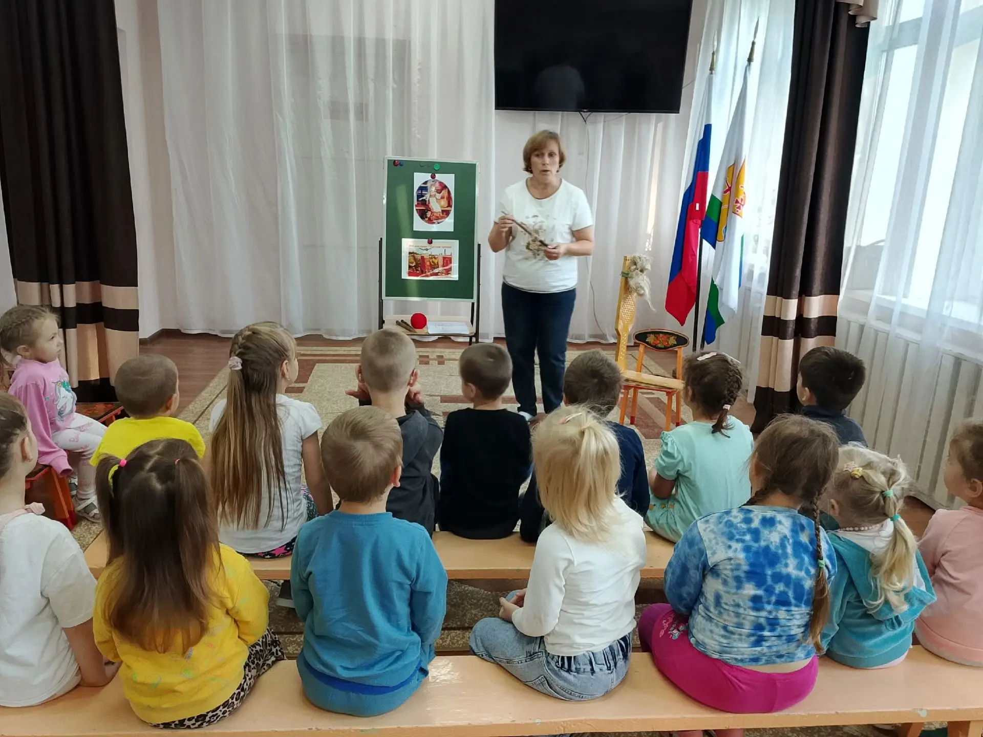 📌В рамках межведомственного взаимодействия, вчера в нашем детском саду прошло занятие ...