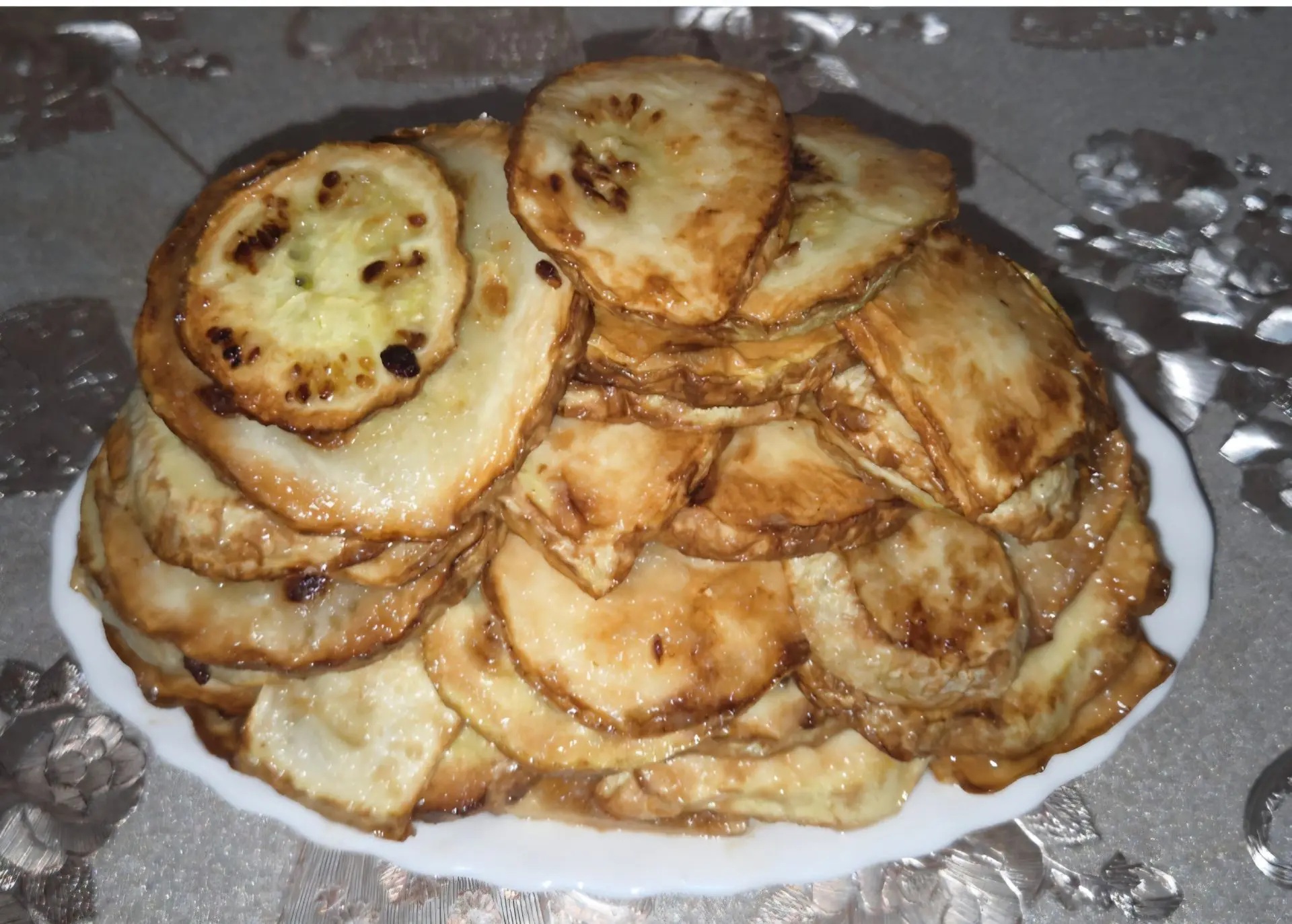 Жаренные патисоны