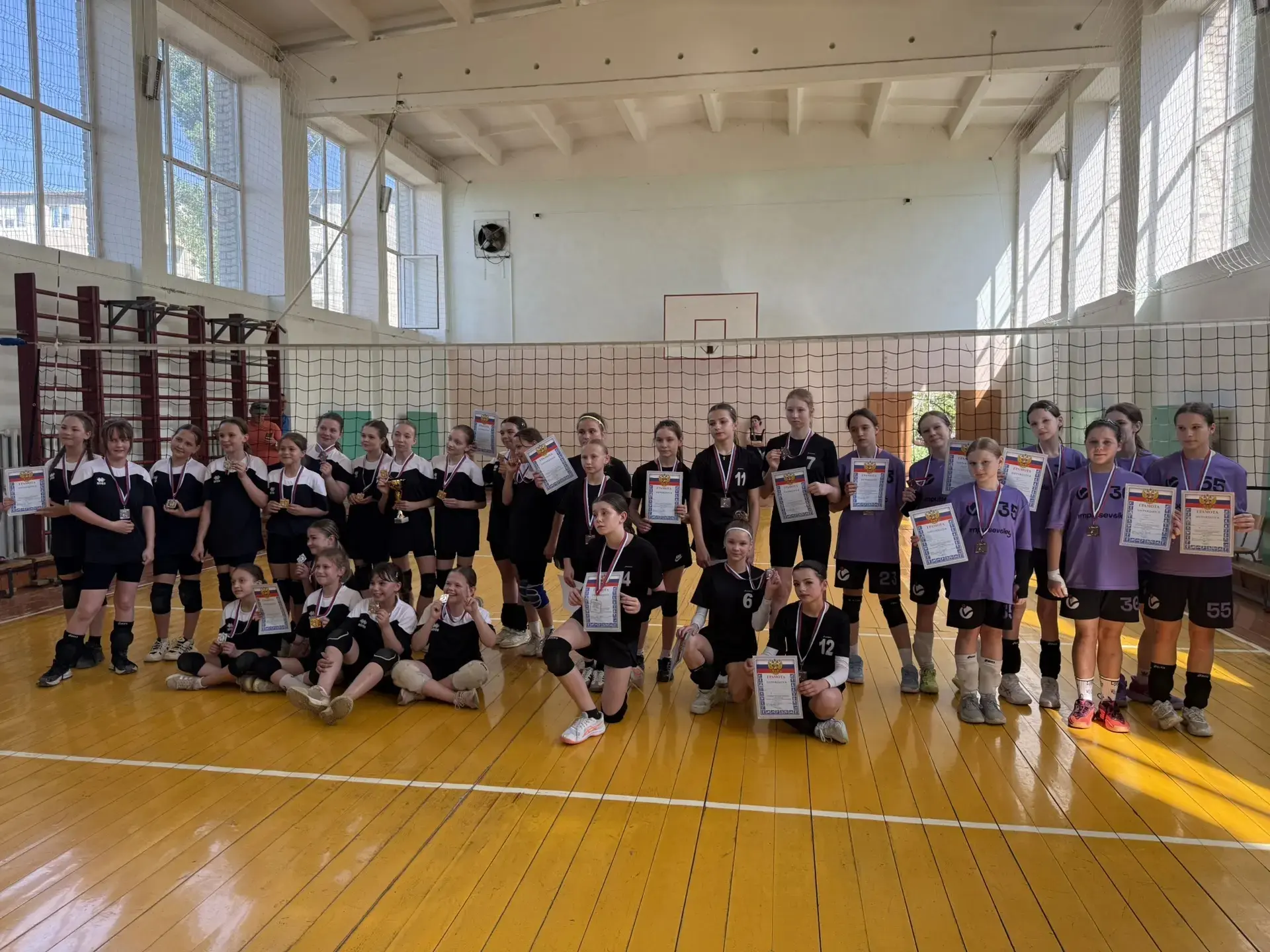 🏆Только слаженность, сила, воля, неимоверное упорство и мастерство новорогачинских дев...
