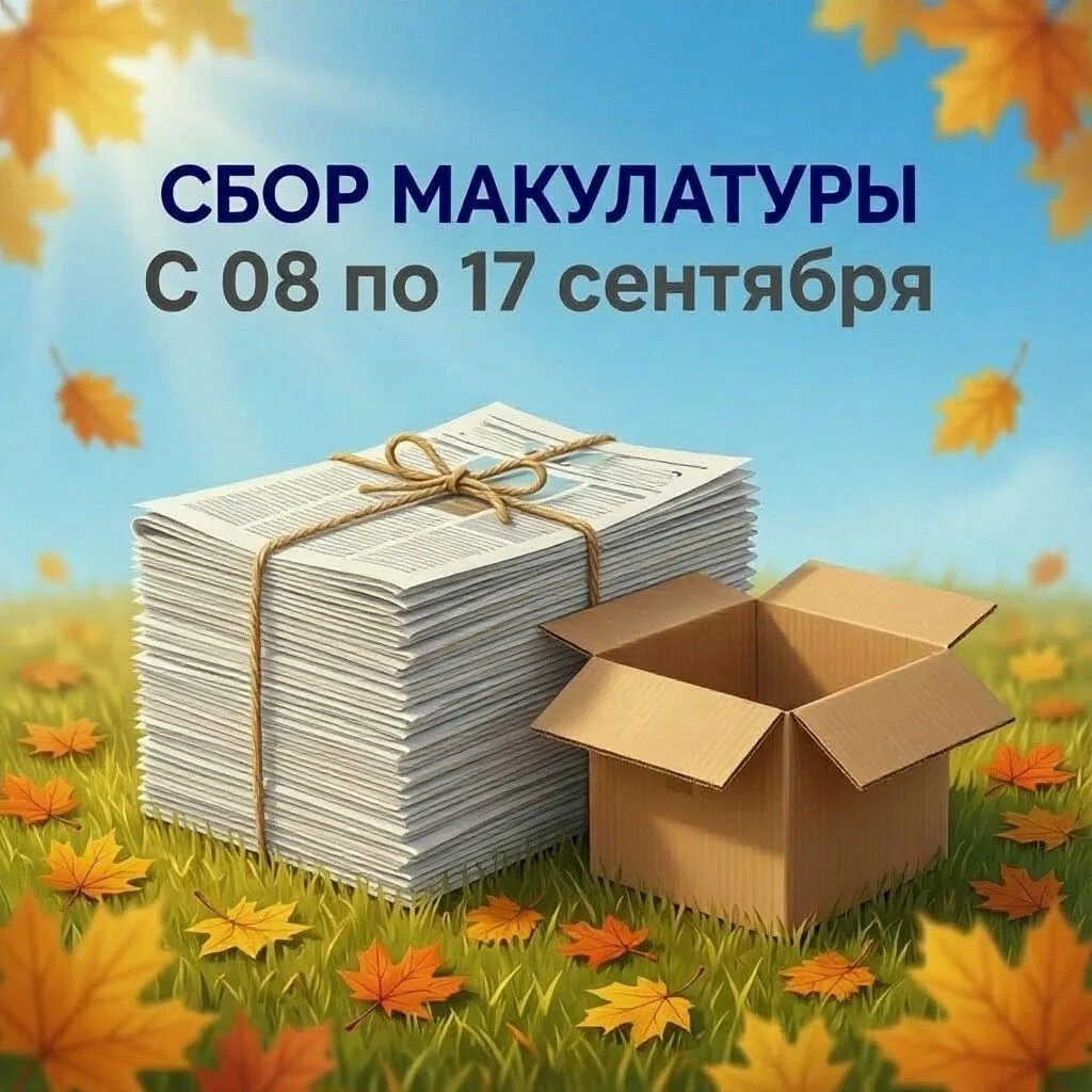 📢 СБОР МАКУЛАТУРЫ! 📢