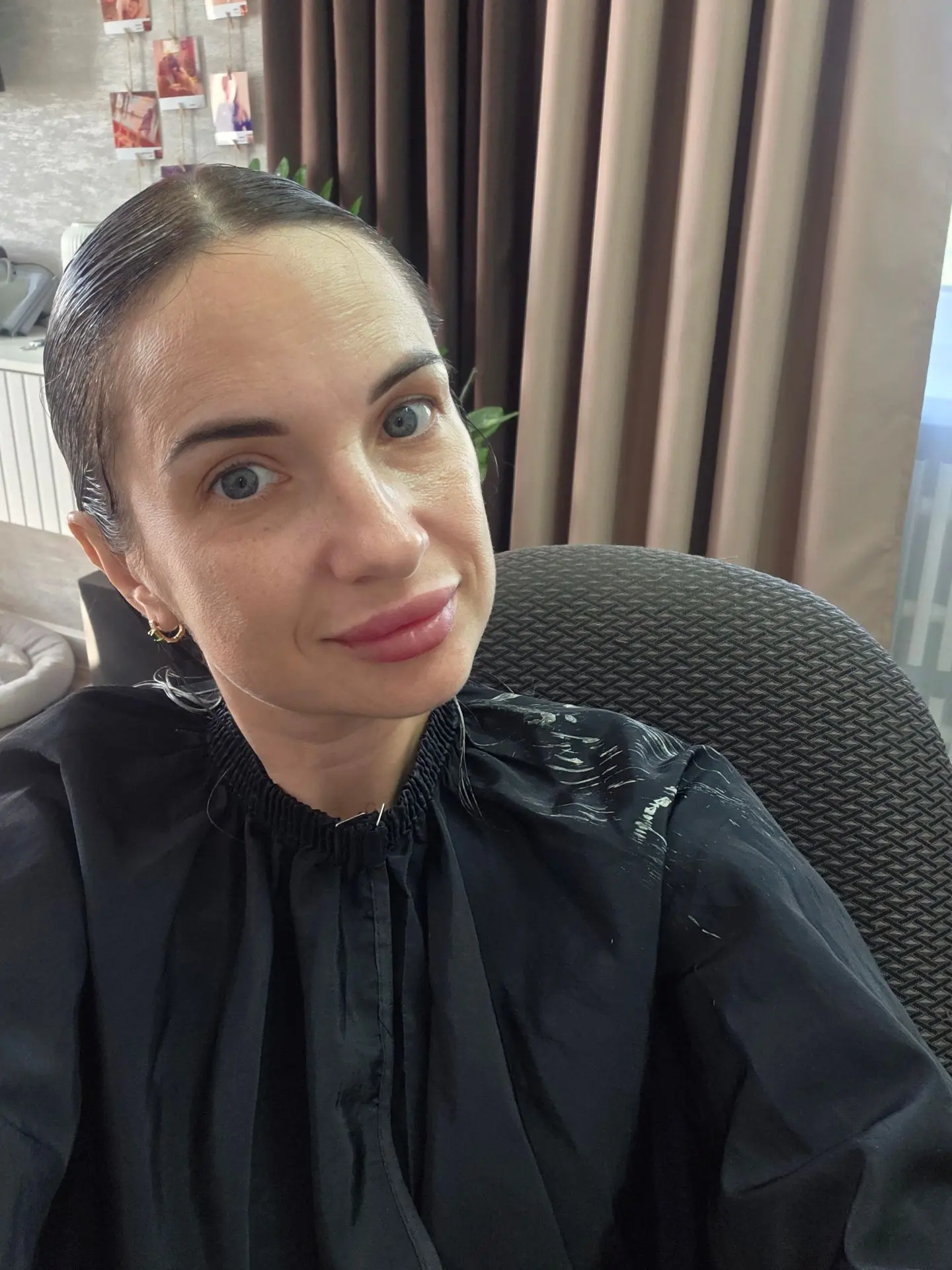 С утра работала в саду, с обеда на нанопластику приехала к Катюше