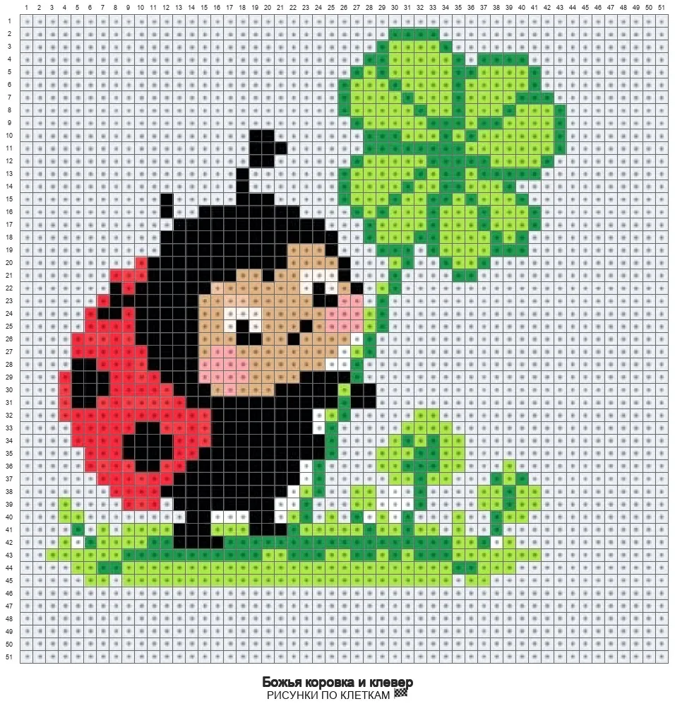 Божья коровка на клеверке 🐞🍀