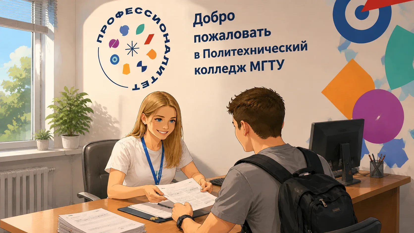 Привет, абитуриент! 👋 

Просыпайся скорее, хватай документы — и бегом в Политехнический колледж МГТ