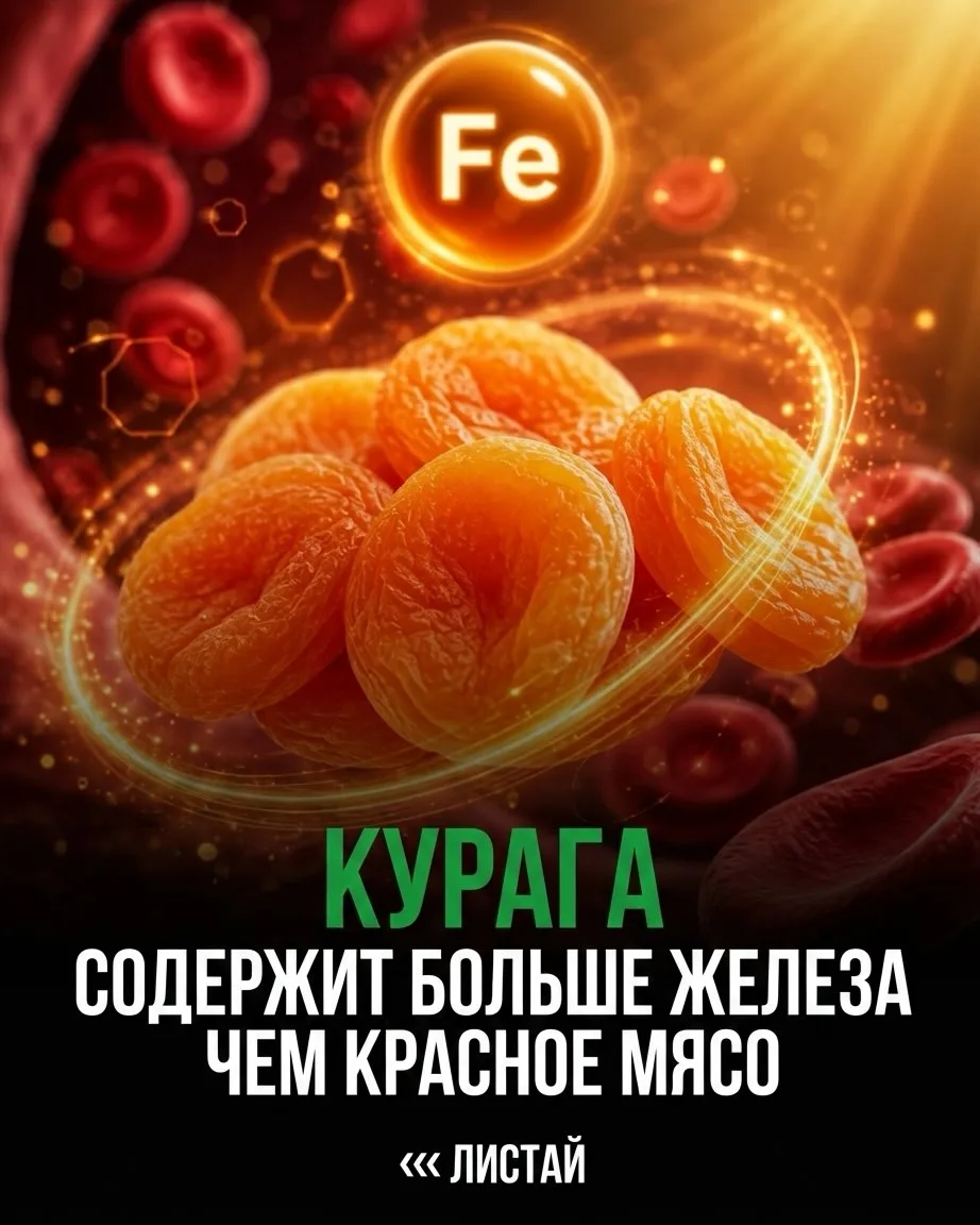 🍑 Курага: железный характер в сладкой оболочке! 💪
