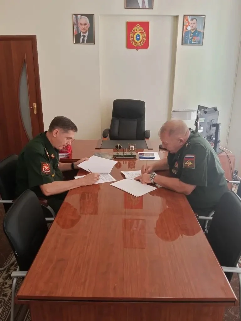 Ассоциация ветеранов СВО Самарской области и Военный комиссариат Самарской области подп...