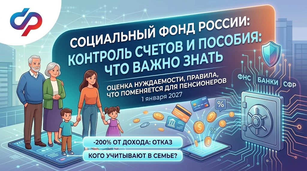 Контроль за банковскими счетами и пособия: что важно знать и при чем здесь пенсионеры