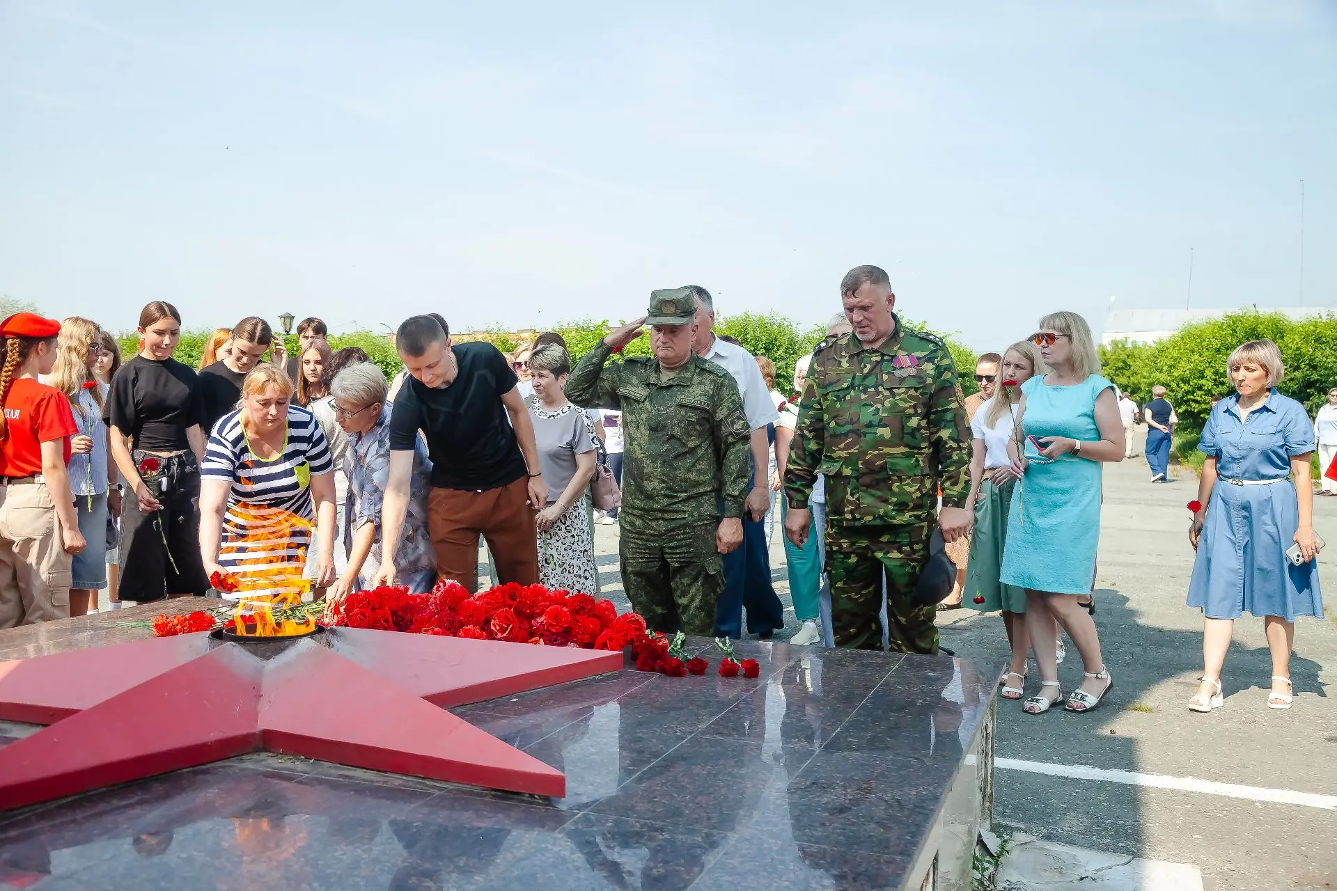 День памяти и скорби
22 июня на Мемориальном комплексе Воинской Славы прошло торжественное возложени