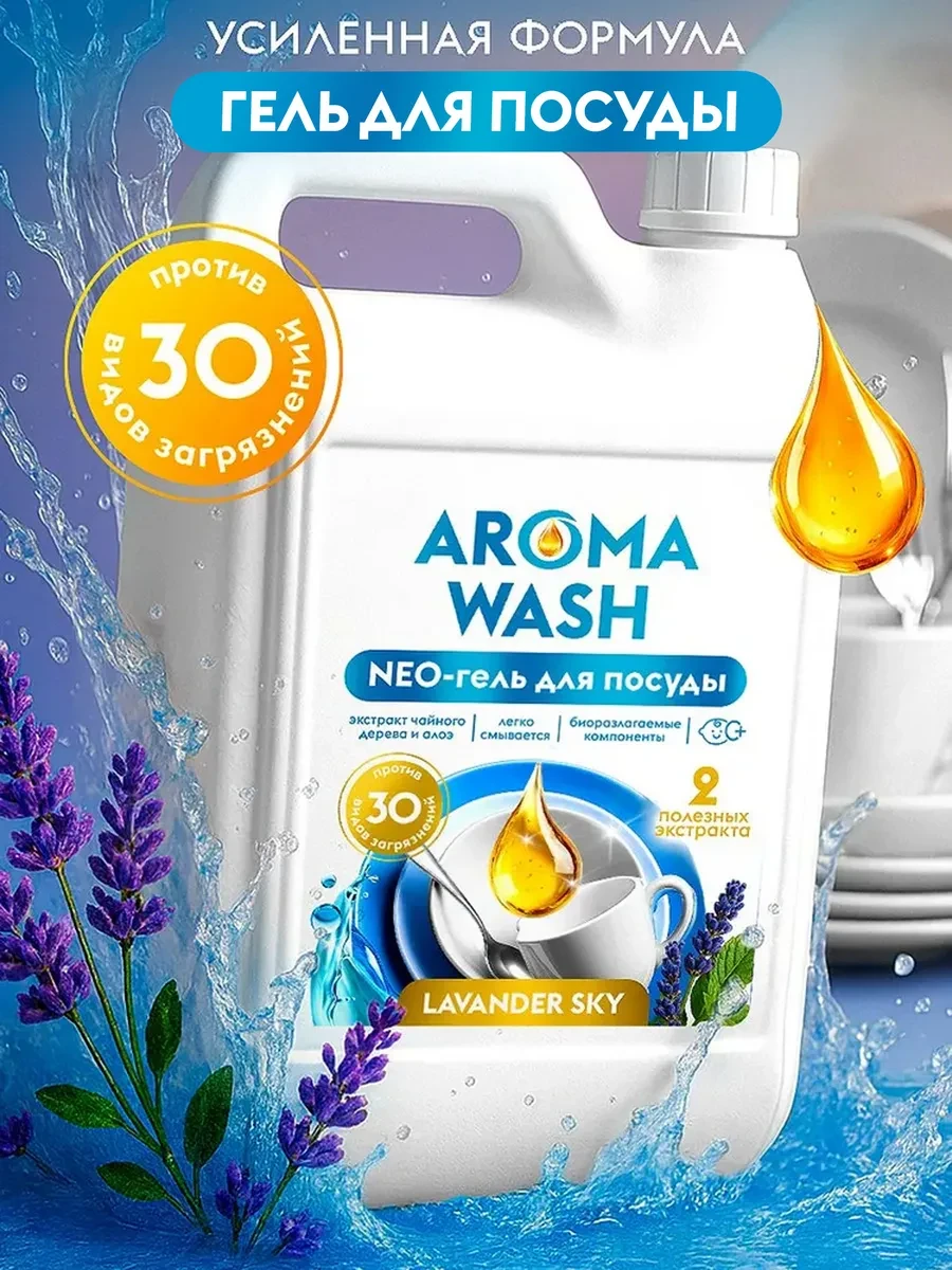 ⚡️ Средство для мытья посуды, AROMA WASH