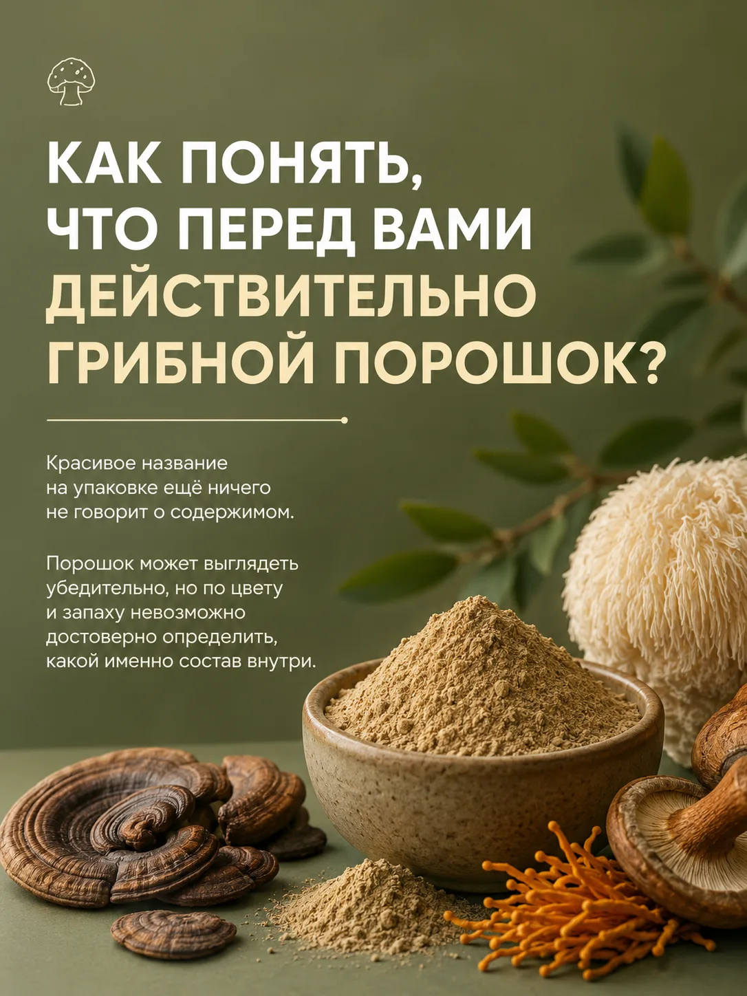 Грибной порошок — не тот продукт, который стоит выбирать «на глаз».