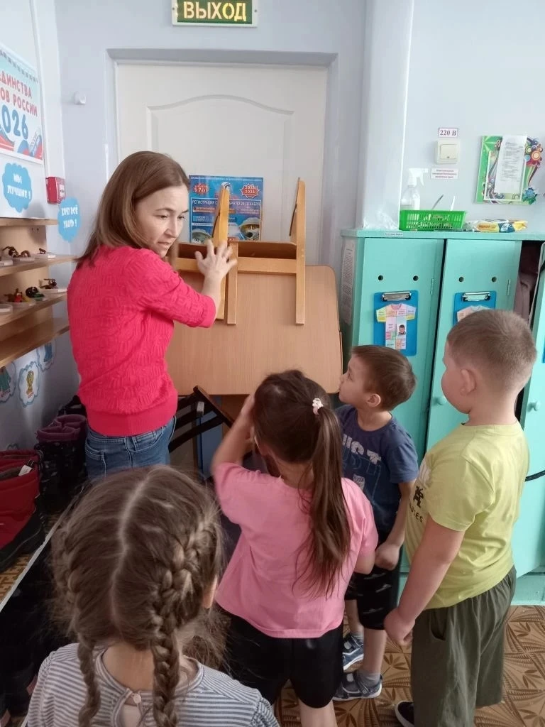 🔥В старшей группе №6  прошла тренировка по безопасности при угрозе БПЛА.