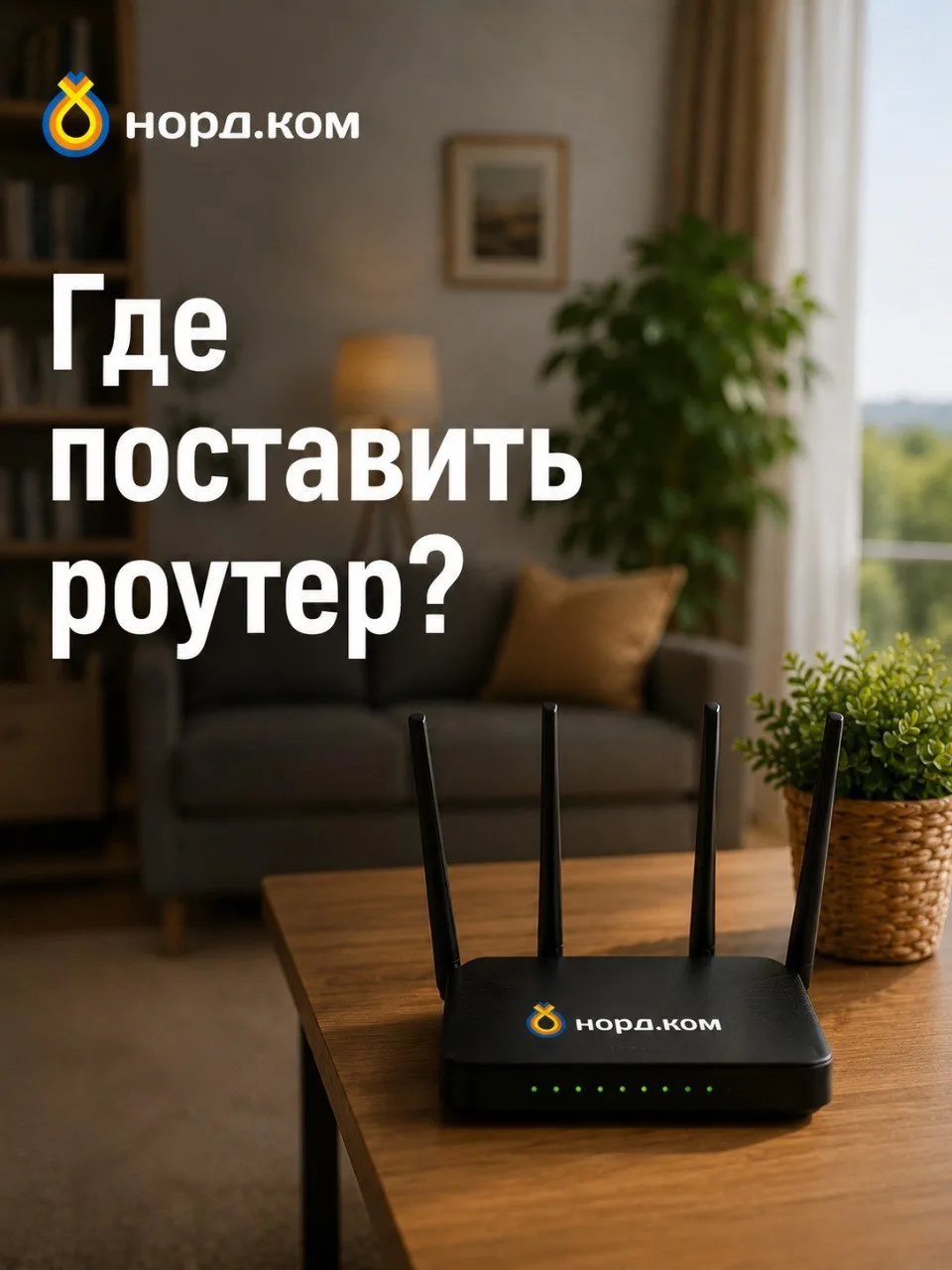 А где живёт ваш роутер? 📡😄