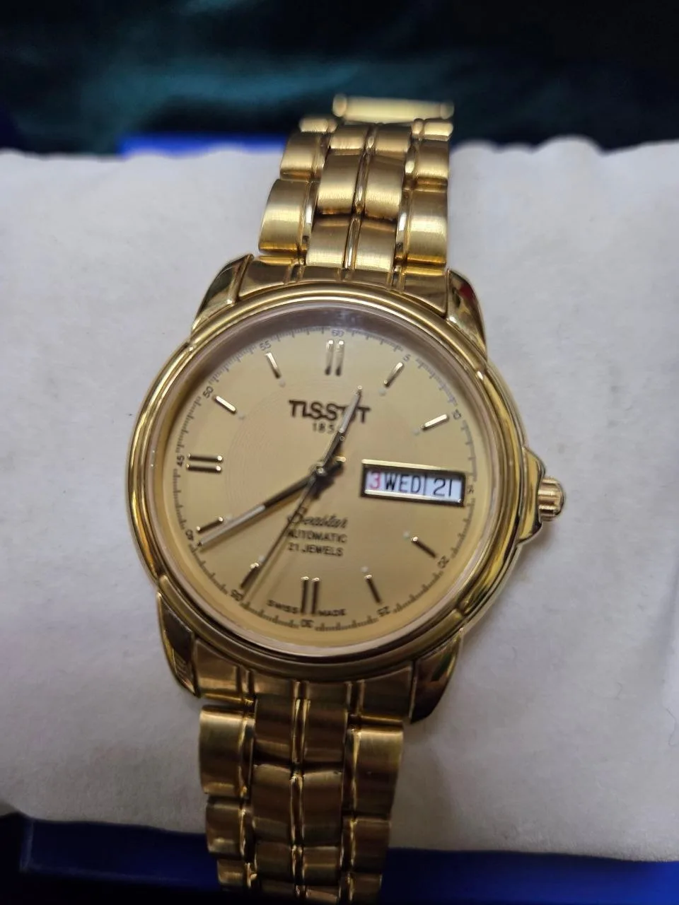 Продам мужские наручные часы Tissot, Швейцария, механика, автоподзавод, сапфировое стек...