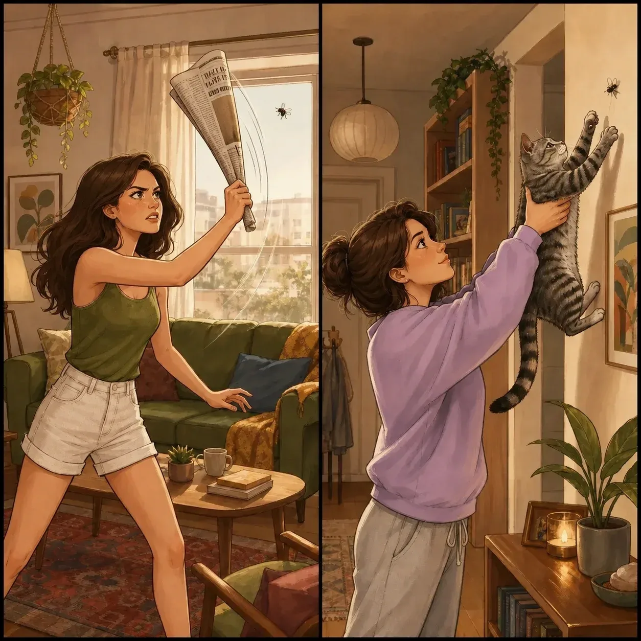 Когда понял, что с котом охота на мух проходит куда эффективнее. 😉
______________
УПРАВДОМ В ВК, ТГ