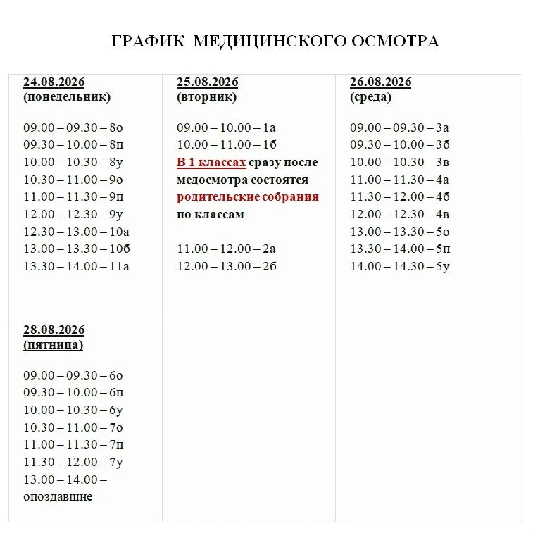Уважаемые родители и учащиеся!