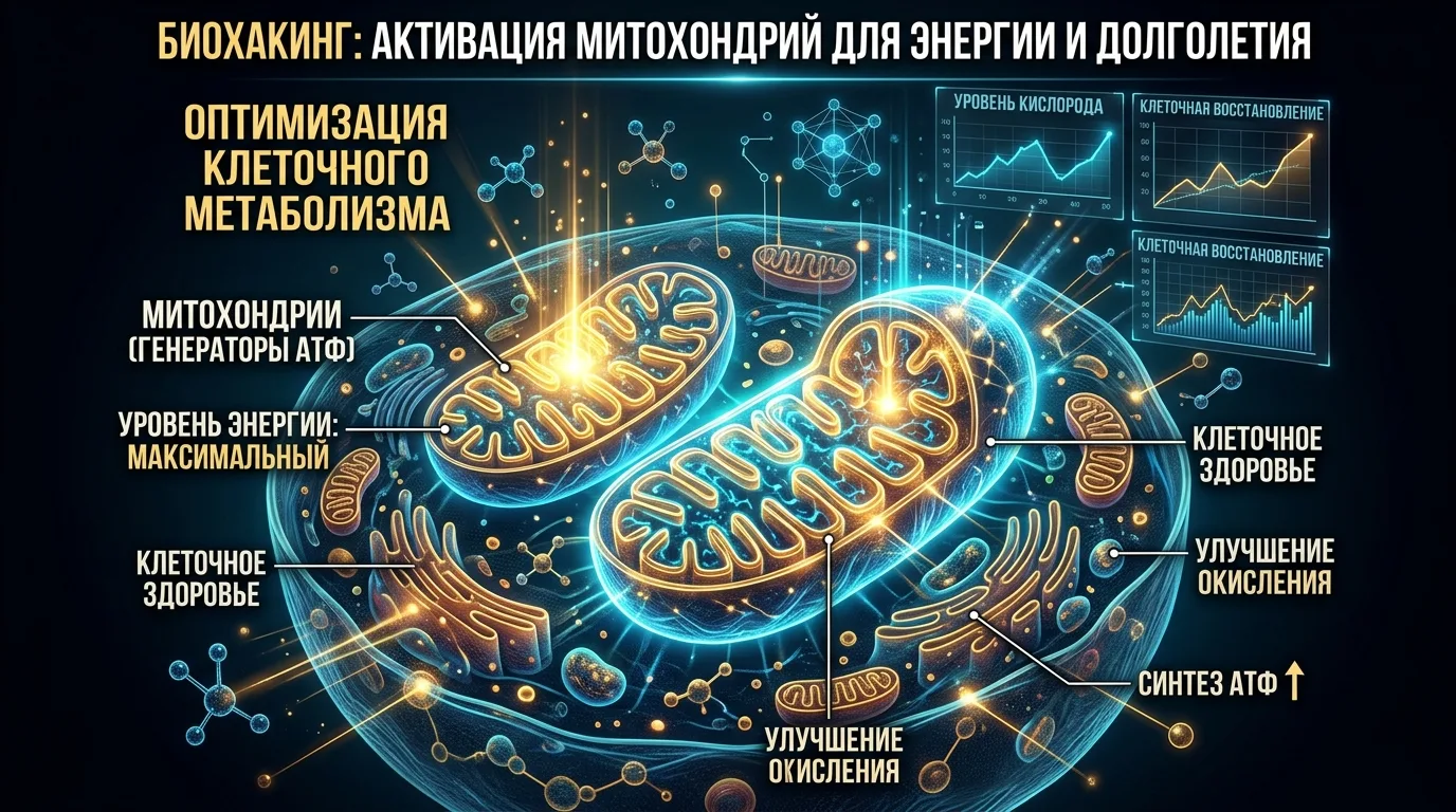 Митохондриальный резерв — почему к 40 годам сил меньше, чем в 20?