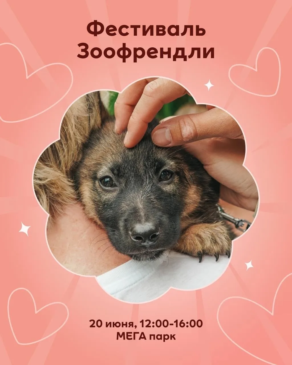 20 июня 12:00-16:00 Фестиваль «ЗООФРЕНДЛИ» МЕГА ул. Металлургов 87

В парке пройдёт большой фестивал