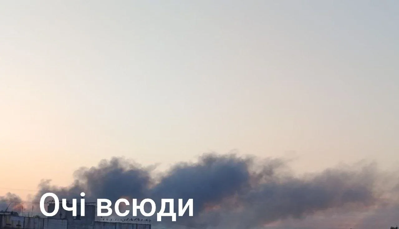 Сильный пожар в Запорожье 🧐