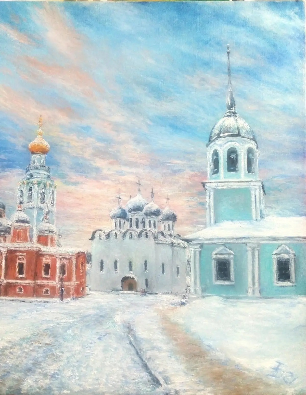 (61),,Вологда-гда", холст, масло, 2021г.