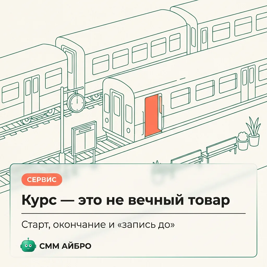🌿 Что нового: курс — это не вечный товар