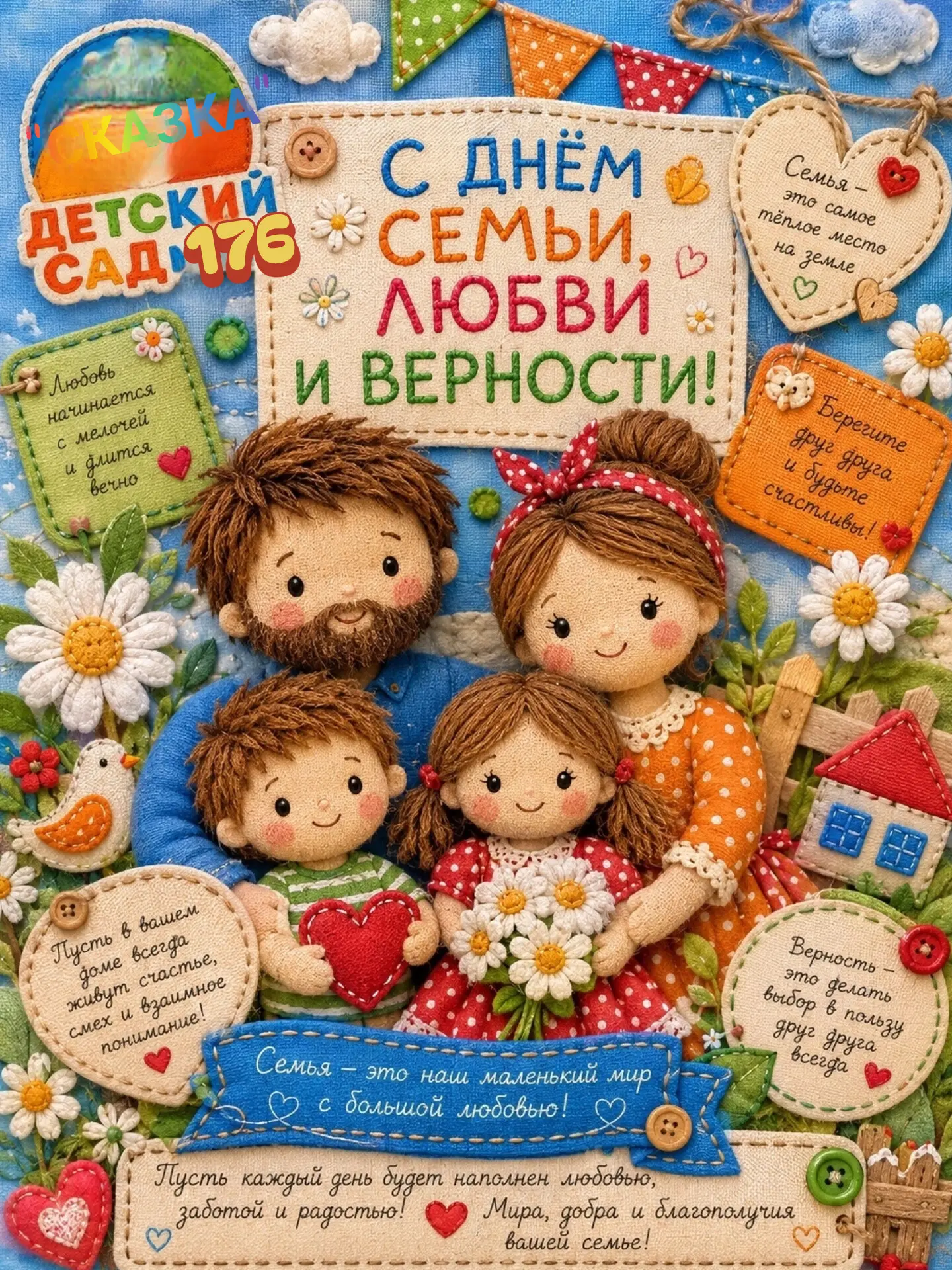 ❤ С праздником, дорогие наши семьи!
Семья — это наш самый главный и безопасный мир. Здесь нас всегда