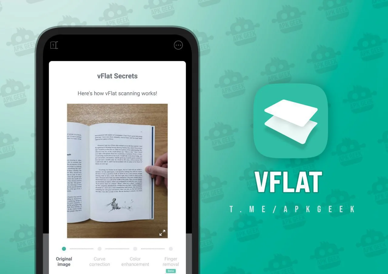 vFlat - удобное приложение для оцифровки книг с помощью камеры вашего смартфона.