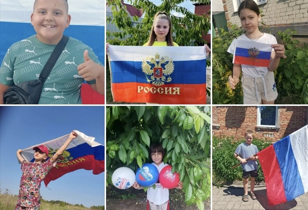 В нашей школе прошла патриотическая акция «Под флагом великой державы».