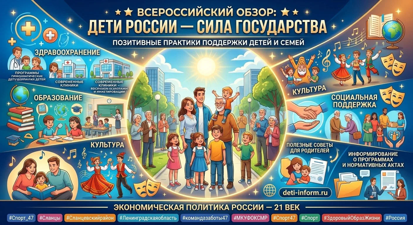 Всероссийский обзор «Дети России — сила государства» представляет собой инициативу, нап...