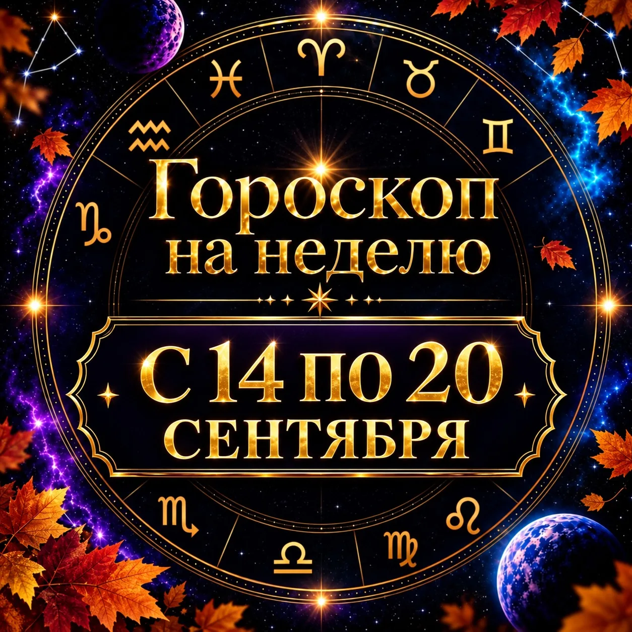 ⭐️ Гороскоп на неделю 14–20 сентября⚡️