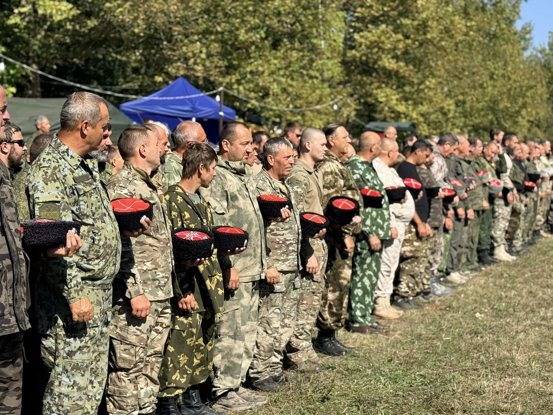 В Анапе прошли ежегодные военно-полевые сборы 1-го Таманского генерала Алексея Данилови...