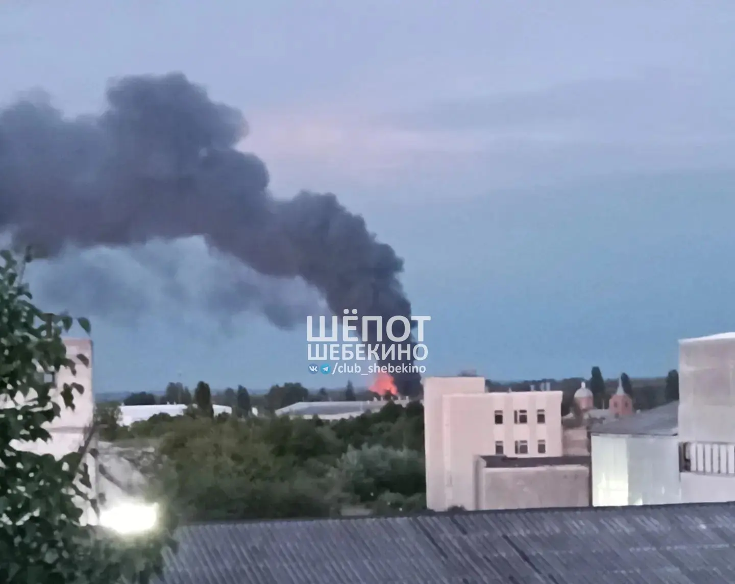 🔥 Серьезное возгорание в стороне Вознесеновки.