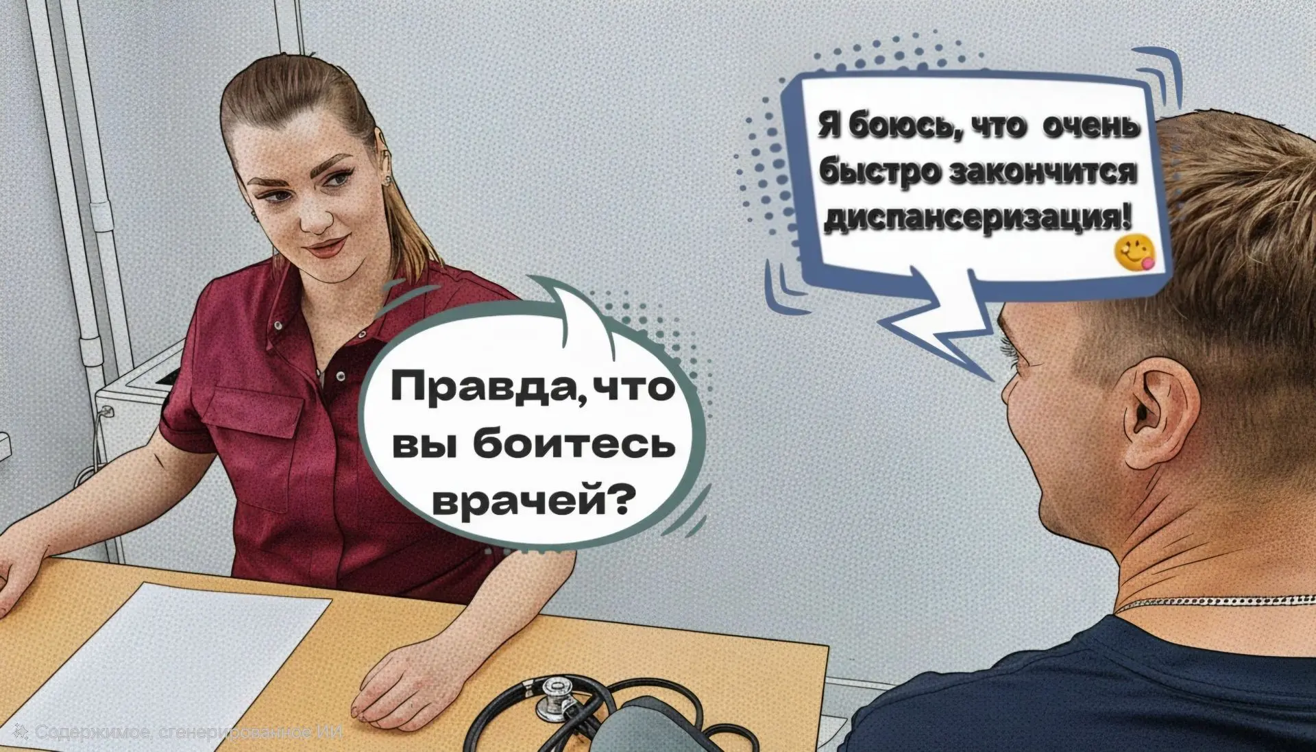 Диспансеризация — не страшилка,