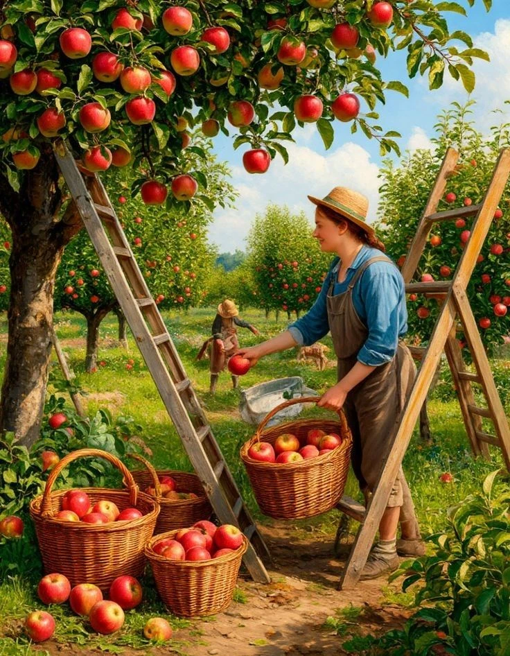 🍏 До 7 тысяч в день: в Саратовской области ищут сборщиков яблок