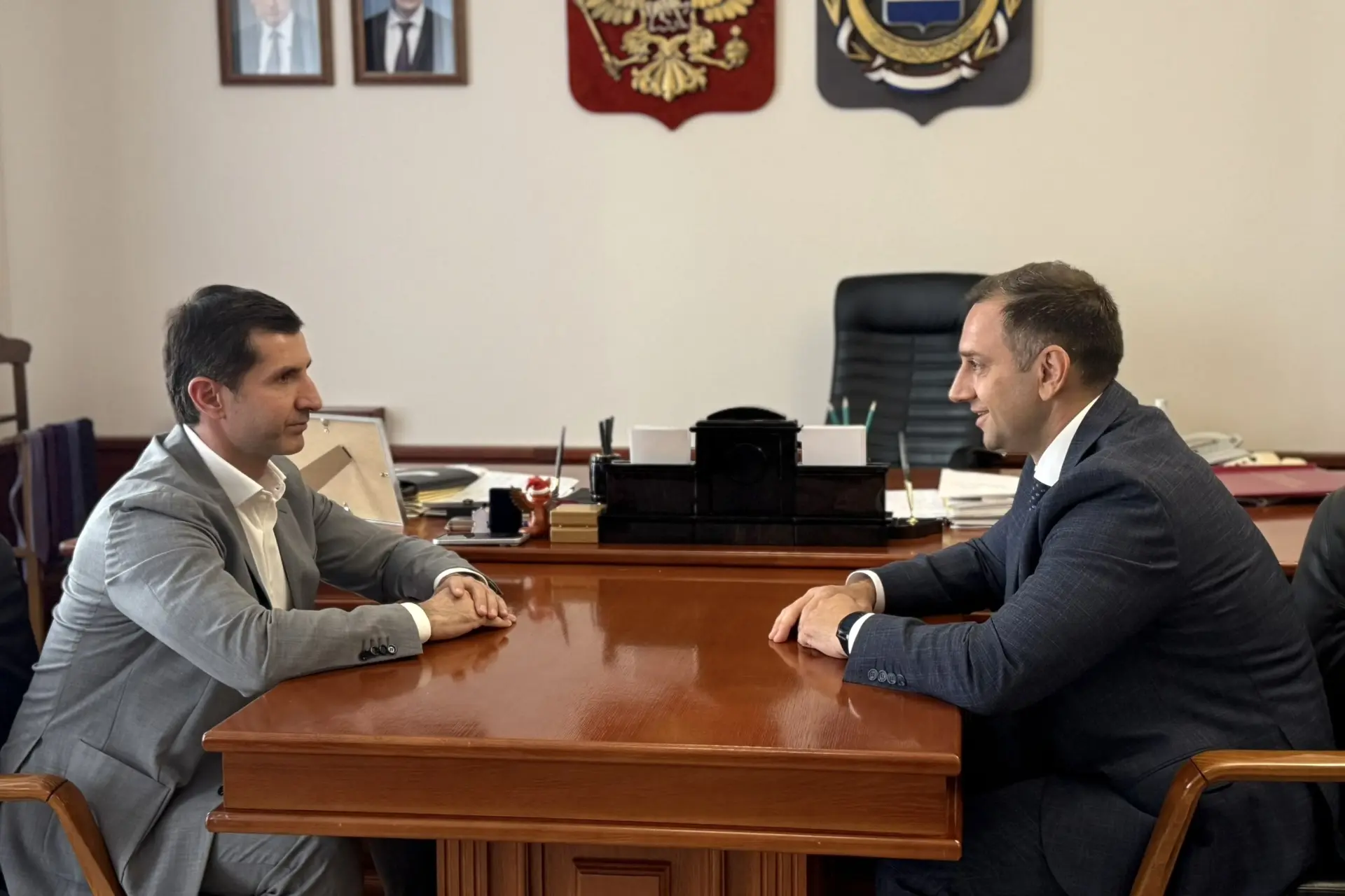 Сегодня провели рабочую встречу с управляющим Мордовским отделением Сбербанка Олегом Калачевым.

Со 