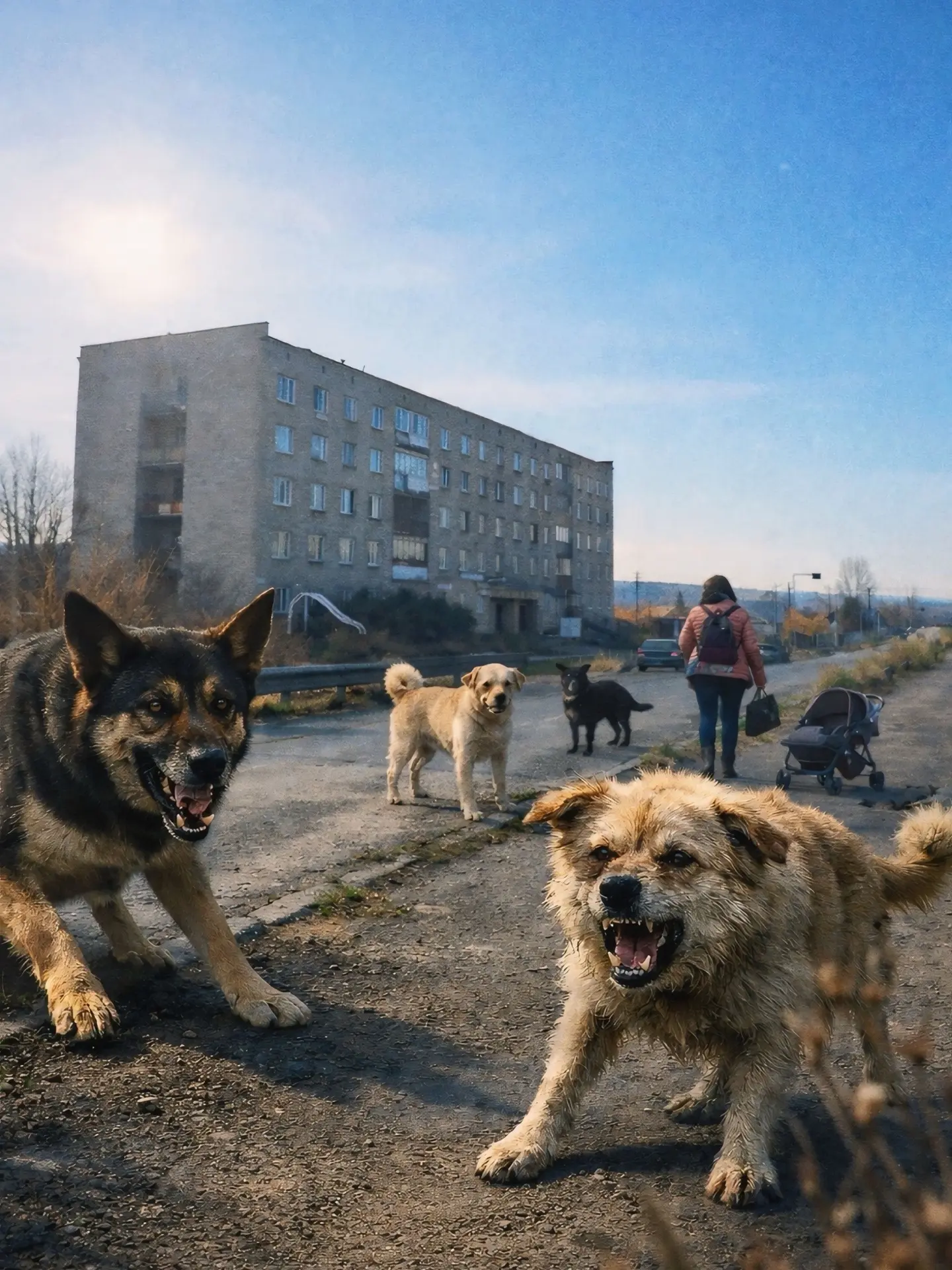 😰 В Березниках, жители, боятся гулять по аллее в Сёмино из-за собак на самовыгуле. По словам местных