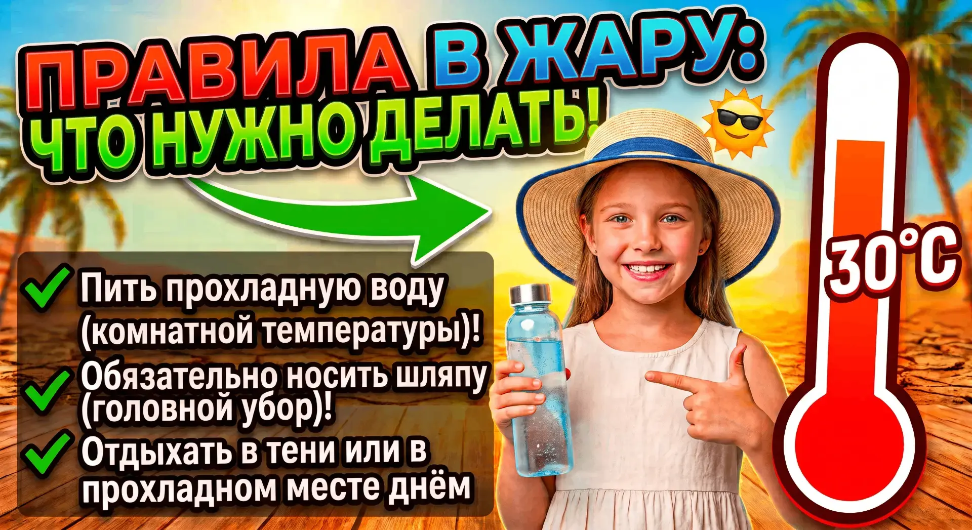 Лето — это прекрасное время для прогулок, но палящее солнце требует уважения. Вот краткий гид по лет