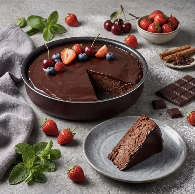 🍫 ПОЛЕЗНЫЙ ШОКОЛАДНЫЙ ЧИЗКЕЙК