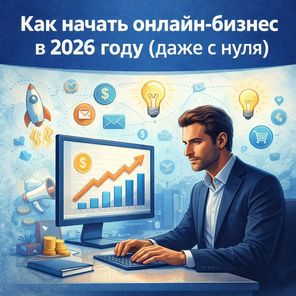 🚀 Как начать онлайн-бизнес в 2026 году (даже с нуля)