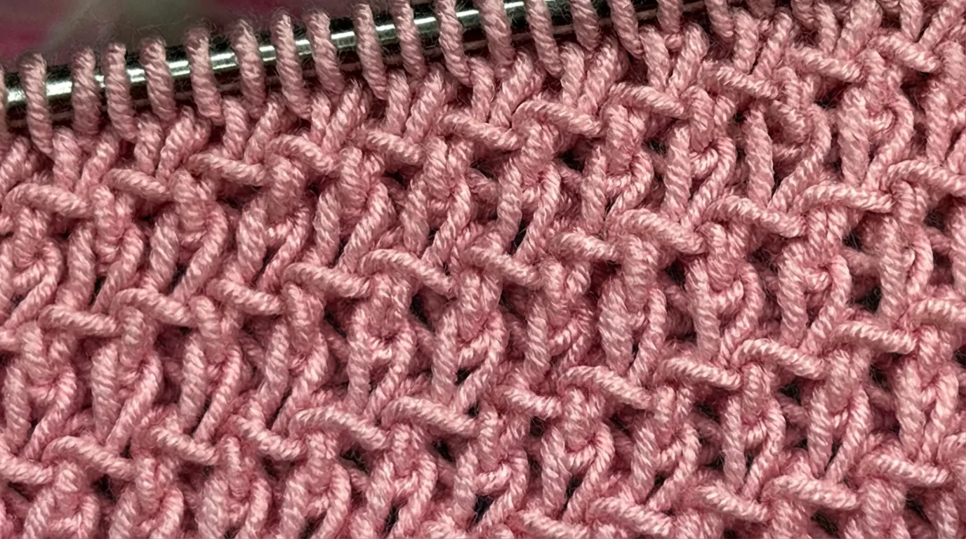 🧶 «1 РЯД — И ВСЁ» — чистая магия на спицах!  Просто повторяйте один ряд — и всё. Этот узор буквально