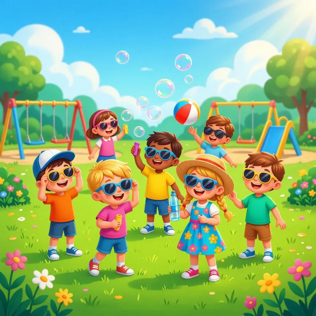 ☀️ Правила прогулки летом: защищаем малыша от солнца! ☀️