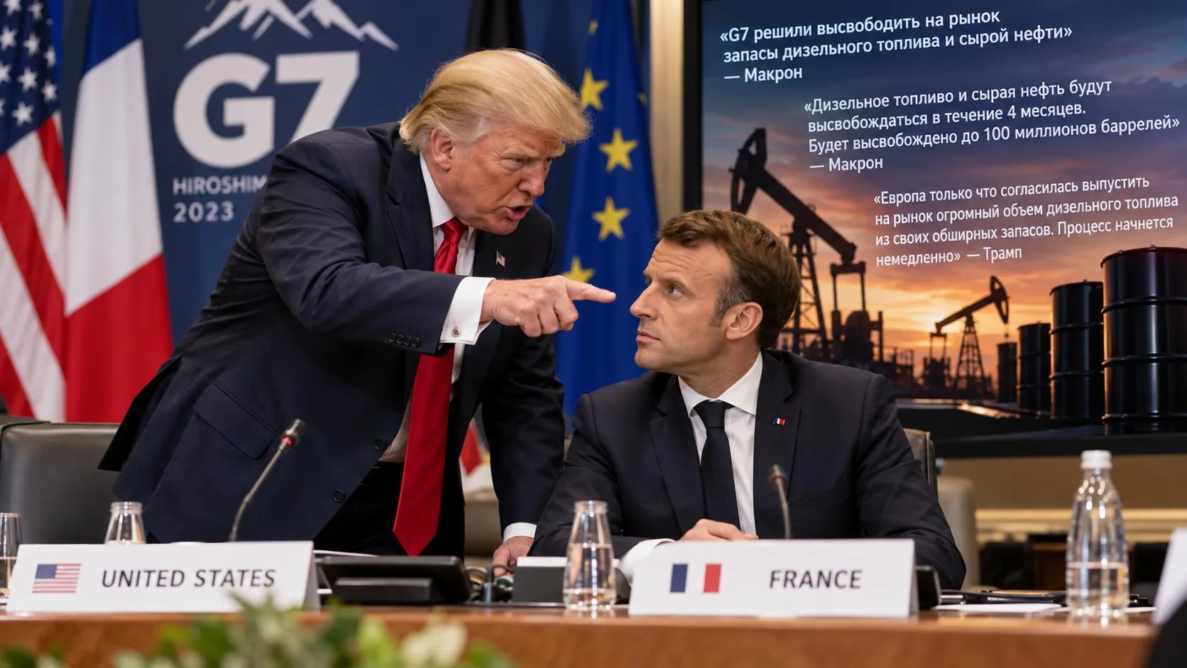 🇺🇸🇪🇺 Новость: G7 решили высвободить на рынок запасы дизельного топлива и сырой нефт...