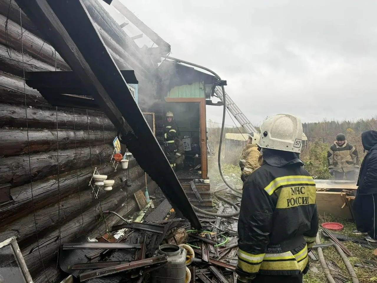 ❗️Пожар в поселке Воронцовка: погиб человек