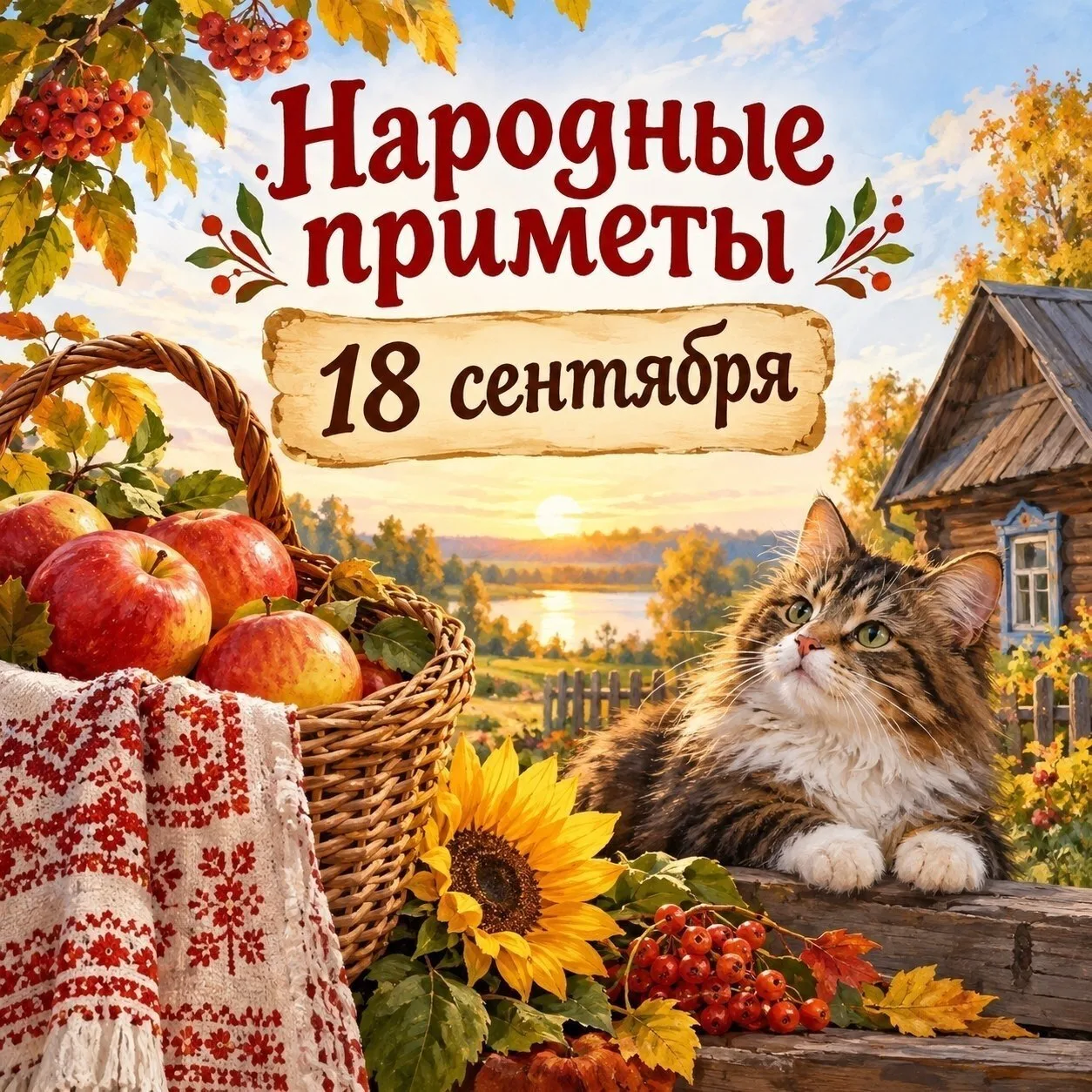 🌿 18 сентября — Кумохин день: народные приметы 🌿