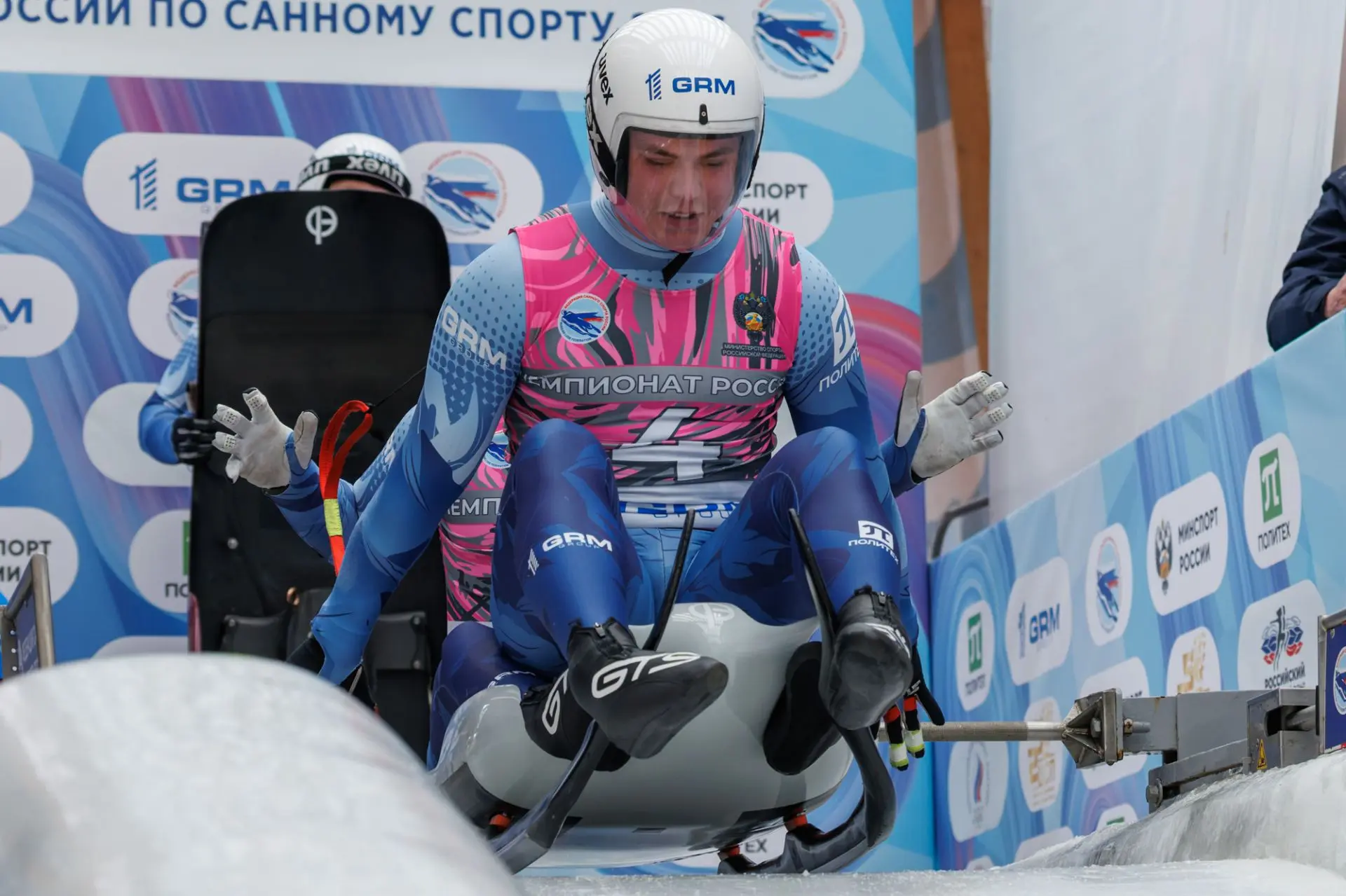Чемпионат России 2026 🛷🇷🇺👏🏻 Мужчины/двухместные сани 1.       Андрей Богданов/Юрий Прохоров, Москва 