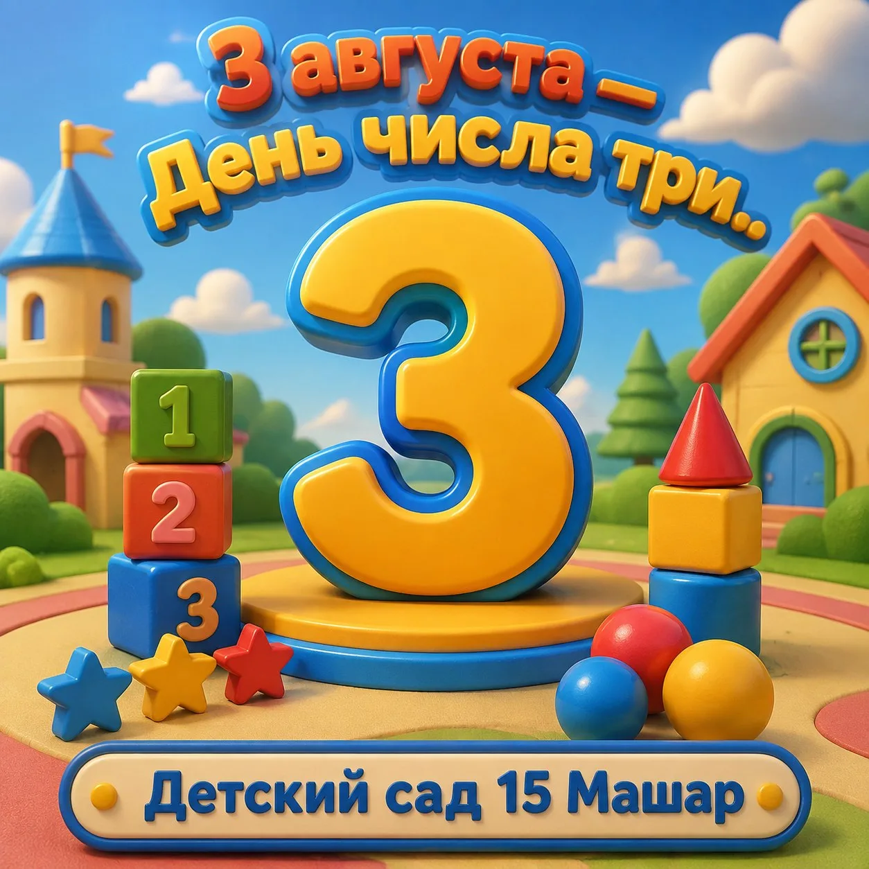 ✨ 3 августа — День числа три! ✨🧡