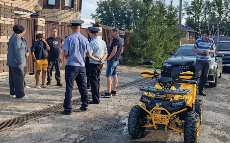 В рамках акции «Не рули, малай!» по предупреждению детского дорожно-транспортного травм...