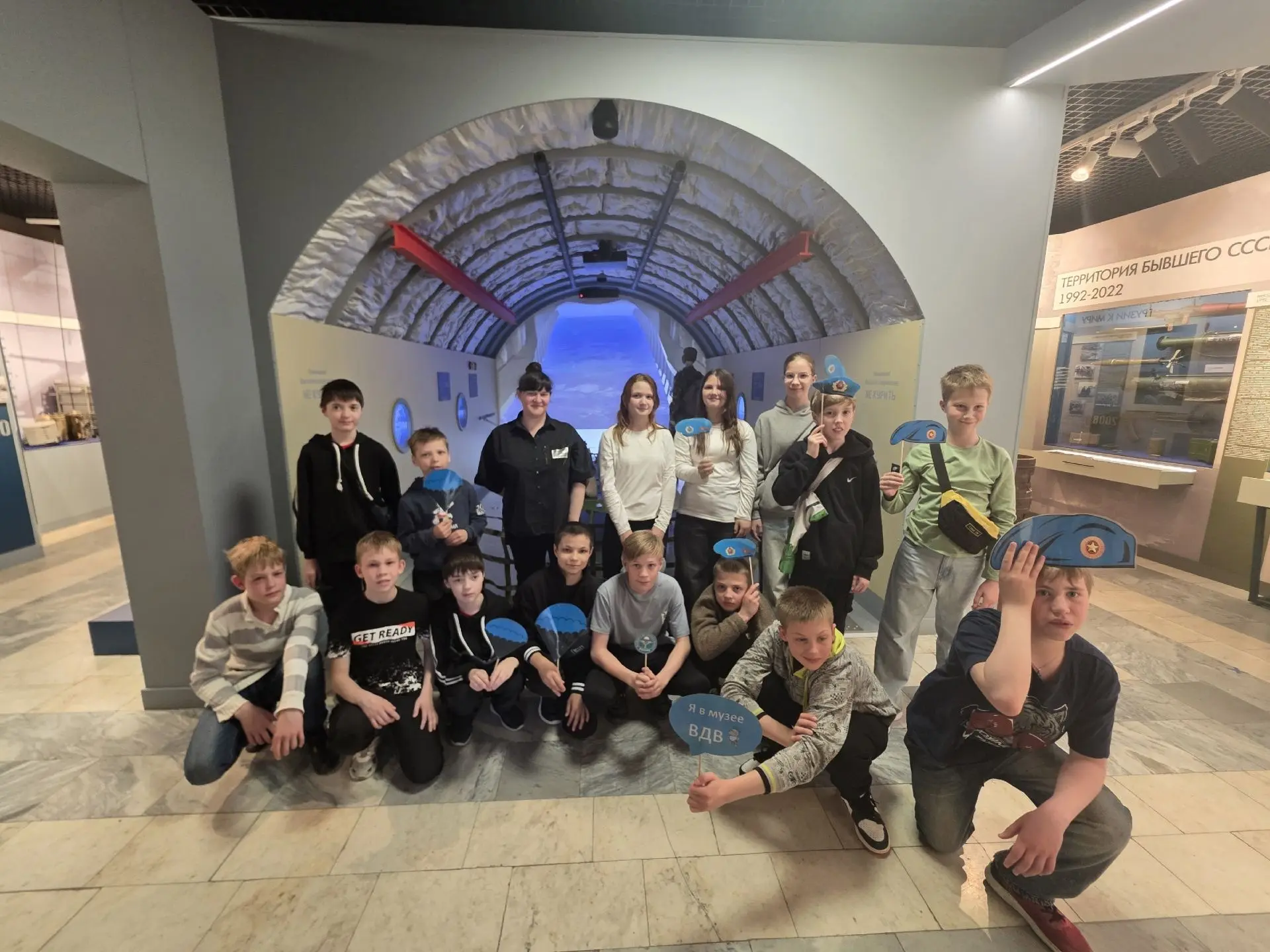 🌟 Урок мужества: ученики 5 «В» посетили музей ВДВ «Крылатая гвардия» 🌟    Сегодня ученики 5 «В» клас